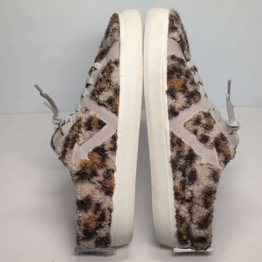 Vintage Havana Tan and Cream Faux Fur slip on Sneakers womans size 8.5 - Picture 6 of 16